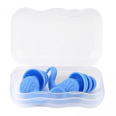 Imagem de MERIGLARE 2x Protetores de Ouvido de Silicone para Atividades Aquáticas, Acessórios Reutilizáveis para Natação E Banho
