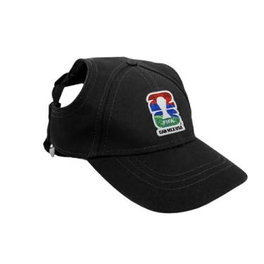 Imagem de Littlearth Chapéu de futebol para animais de estimação – Oficialmente licenciado FIFA 2026, tamanho PP preto