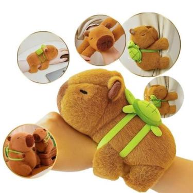 Imagem de Capivara De Braço Pelúcia Abraçadora  Fofa, Macia e Perfeita para Pres