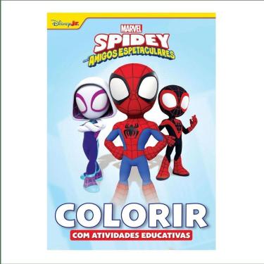 Imagem de Livro - Marvel Colorir Atividades Educativas - Spidey