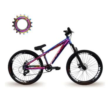 Imagem de Bicicleta Aro 26 Freeride Gta Rebel Camaleão Single Freio Hidráulico