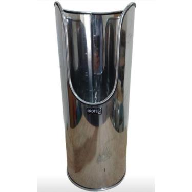 Imagem de suporte inox exclusivo para extintores pó 4 é 6 kg - protege inox