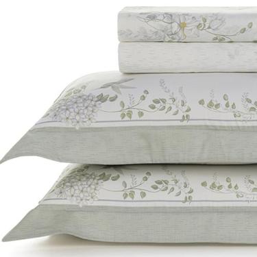 Imagem de Jogo de Lençol Queen Karsten Percal 300 Fios 100% Algodão Estampado Ca