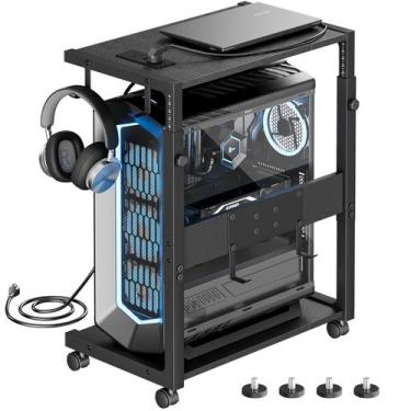 Imagem de Suporte de torre de computador JANE EYRE ajustável com estação de carr