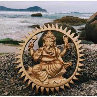 Imagem de Mandala Ganesha De Parede -28cm Oferta Relâmpago - Padulebe