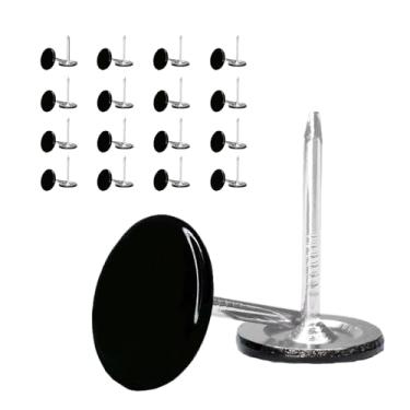 Imagem de Galdexi 100 peças de tachas de polegar de estofamento para parede, pinos de pressão de cabeça chata resistentes de 7/40.6 cm, pregos decorativos de parede longa para decoração de móveis de escritório