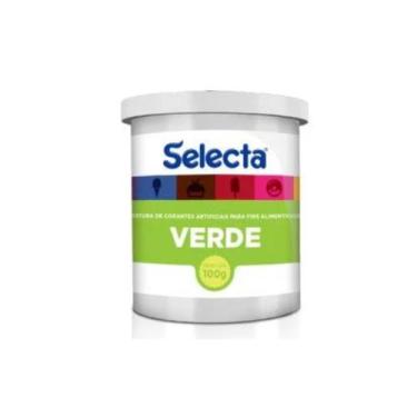 Imagem de Corante Em Pó Sorvetes Confeitaria Cores Vibrantes Selecta, Verde folh