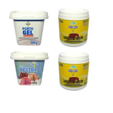 Imagem de Sorvete Kit Fazer Em Casa Emulsificante, Base, Liga Neutra - Du Porto,