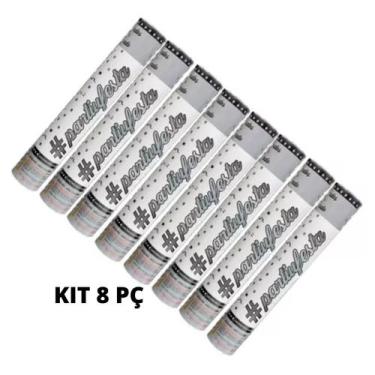 Imagem de Kit Com 8 Lança Confetes De Papel Metalizado Ou Coloridos - PartiuFest