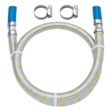 Imagem de Ligacao Flexivel Inox P/gas C/abracadeira 3/8 1mt Blukit Ef