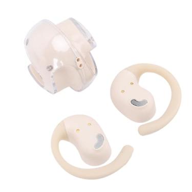 Imagem de GLOGLOW Outros Aparelhos Domésticos 144 Idiomas Tradução on -line Tradutor de Idiomas Portátil Os Fones de Ouvido Práticos 5.4 Wireless Over Earbuds Com App for Travel Music Chamadas (Bege)