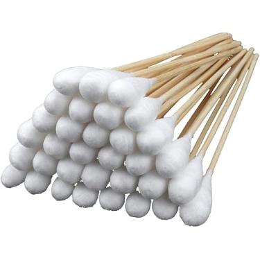 Imagem de Cotonete De Algodão Longo De 400 Unidades Com Ponta Grande Esteticista Fornece Cotonetes Descartáveis Para Ginecologia