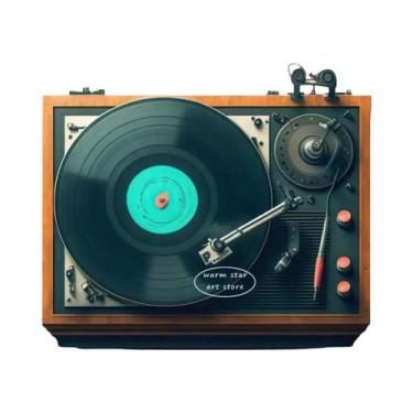 Imagem de Citações Motivacionais Em Pôster De Vinil Retro Com Fita De Áudio, Art