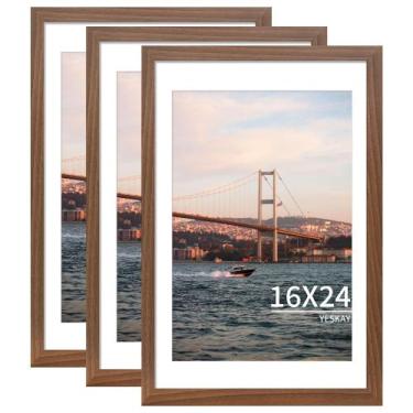 Imagem de Porta-retratos YESKAY Brown 40x60cm com tapete ou 40x60cm sem tapete