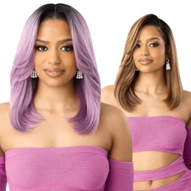 Imagem de Outre Lace Front Wig - Perfect Hair Line 13X4 - Swoop Series - Swoop 17 (DARK BROWN 2)