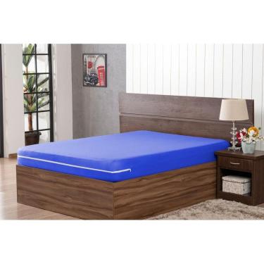 Imagem de Capa De Colchao Casal Queen Size Com Ziper Box Com 35 Altura