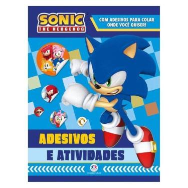 Imagem de Sonic - Adesivos E Atividades