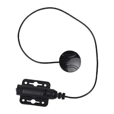 Imagem de menolana Microfone de contato piezoelétrico universal para guitarra, acessório multifuncional para piano de polegar e bandolim, cabo de 33 cm de fácil