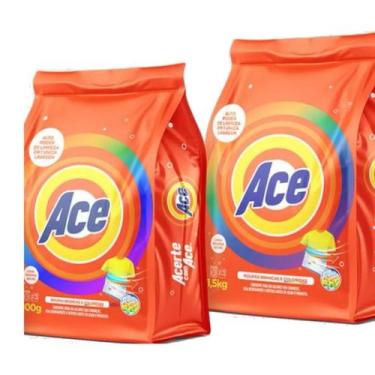 Imagem de Kit 2 Unidades Sabão em Pó Ace 800 Gramas Cada