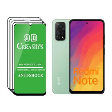 Imagem de 5 Películas de Cerâmica 9D todos modelos Redmi: 13 13s 12 12s 11 11s 10 10s 9 8 Pro 5G Note (NOTE 8)