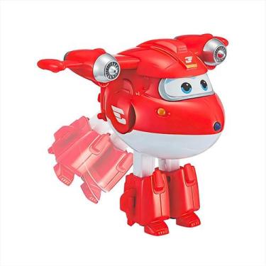 Imagem de Super Wings Brinquedo Infantil Robô Transformador Avião - BANG TOYS