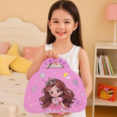 Imagem de Kit de Maquiagem Infantil Completo em Maleta Presentes Meninas Pincéis