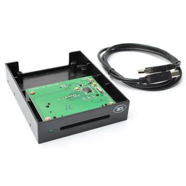 Imagem de Leitor de Cartão SmartCard - para e-CNPJ e e-CPF - 2,5 - com cabo USB - ACS ACR38F-A2