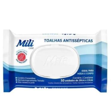 Imagem de Toalhas Umedecidas Antissépticas Higiene C50 - Mili