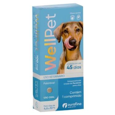 Imagem de Antipulgas e Carrapatos Wellpet 100 mg para Cães 4,6 a 10 kg 1 Comprim