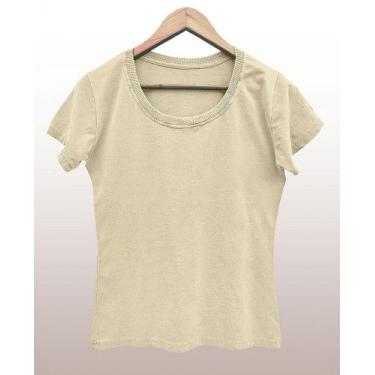 Imagem de Camiseta Feminina Estonada 100% Algodão - Tamanhos P ao GG - Falca, P