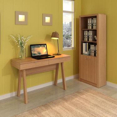 Imagem de Conjunto de Escritório com Armário 2 Portas e Escrivaninha Cavalete 12