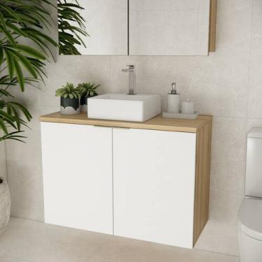 Imagem de Gabinete de Banheiro 90cm X 65cm Nature - Estilare