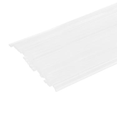 Imagem de HARFINGTON 5 conjuntos (10 peças) hastes de solda de plástico 50,8 cm tiras de soldagem PE hastes de soldagem para para-choques de carro, caiaque, reparo diário, para-choques de plástico, branco