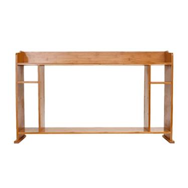 Imagem de URGDWEKJY Suporte de impressora multifuncional, suporte de mesa de madeira, qualidade de impressora, multicamadas, escritório, desktop, copiadora, armazenamento de documentos, prateleira, suporte de