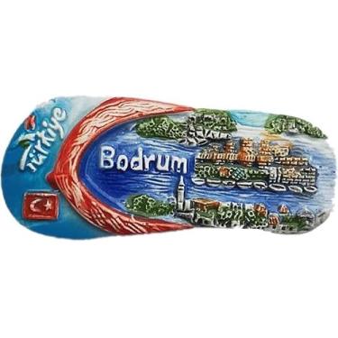 Imagem de Ímã de geladeira, Bodrum, Mar Egeu, peru, ímã de geladeira 3D, adesivo magnético para decoração de casa e cozinha,