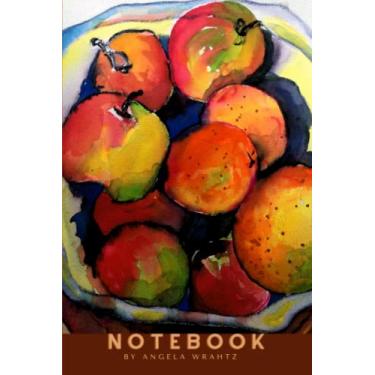 Imagem de Notebook: Art Journal with Lines and Inspirational Quotations for Writers, Students, Teachers & Artists: An Apple A Day