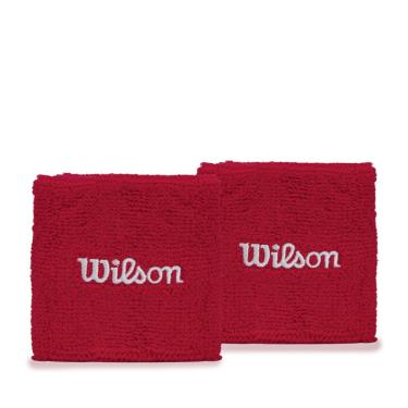 Imagem de Munhequeira Wilson Vermelha e Branca - Com 02 Unidades