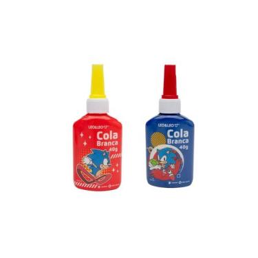 Imagem de Cola Branca Escolar Leo & Leo Sonic 40g - Lavável e Atóxica
