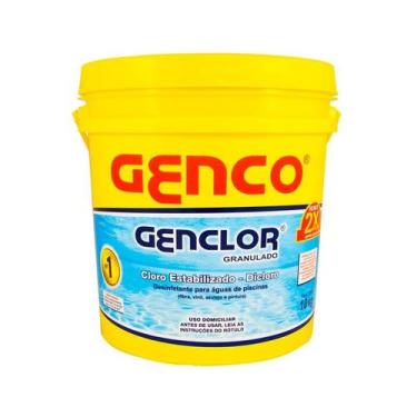 Imagem de Cloro Piscina Genclor Estabilizador 10Kg - GENCO