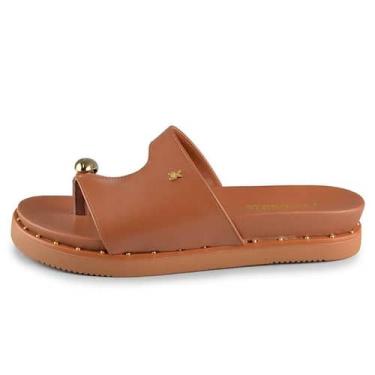 Imagem de Sandalia Via Marte Papete De Dedo, 37, Marrom