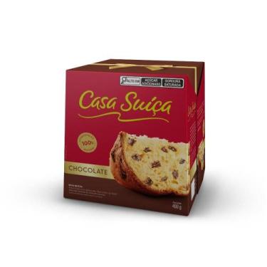Imagem de Panetone Casa Suíça Chocolate, Chocotone 400g - Casa Suiça