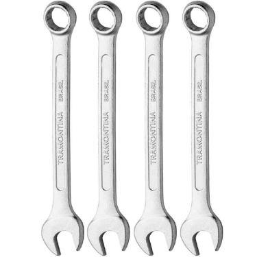 Imagem de Jogo De Chaves Combinadas Em Aço Especial Com 4 Peças - 43408148 - Tramontina Jogo Chaves Combinadas 4pcs Tramontina