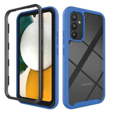 Imagem de Capa transparente de acrílico forte para Samsung Galaxy A54 A14 A34 A13 A23 A33 A53 A73 A04S Acessórios para celular Funda, azul marinho, para Galaxy A13 4G