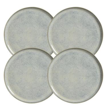 Imagem de Jogo De Pratos Fundo Bio Green Granite 25Cm 1100Ml 4 Peças