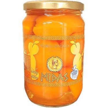 Imagem de Pêssego Em Calda Midas, Metades 400g, Importado da Grécia