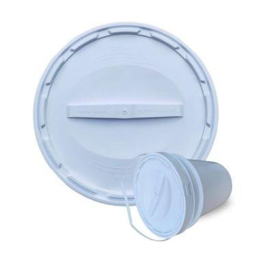 Imagem de Balde Plástico Tampa De Rosquear Para Slime - Kit 17 Pçs