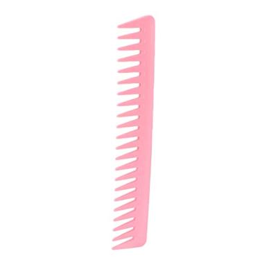 Imagem de Zhjvihx Pente Grande para Desembaraçar o Cabelo, Pente de Cabelo Encaracolado Com Design Ergonômico Ordenadamente para Secos e Molhados para Cacheados (Rosa)