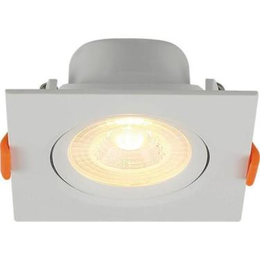 Imagem de Spot de Led Blumenau MR16 Quadrado 6W Bivolt, 3000k - Branco Quente
