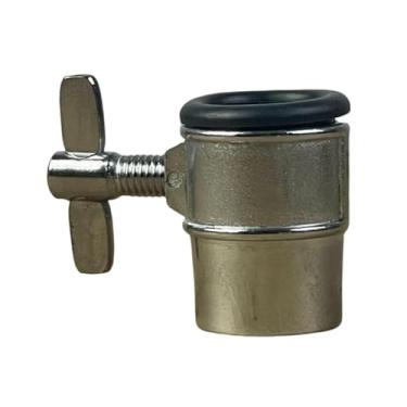 Imagem de KiBcsLic Conector de junta de tubo de suporte de bateria de 22 mm a 19 mm Fixador de kit de bateria Fácil instalação Adaptador de tubo de suporte de prato