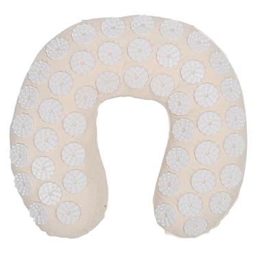 Imagem de Travesseiro de pescoço de acupressão em formato de u, travesseiro cervical de espuma de memória para alívio dor, redução de estresse, escritório em casa, carro, suporte de